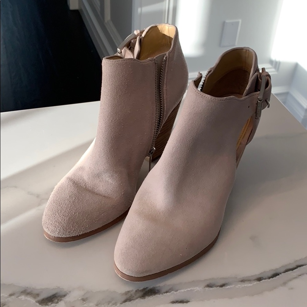 Beige Suede Michael by Michael Kors Booties